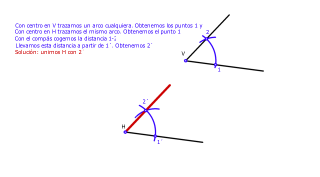 Transportar un ángulo