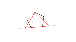 Dado un polígono cualquiera hallar un triángulo equivalente