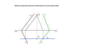 Punto común a tres planos