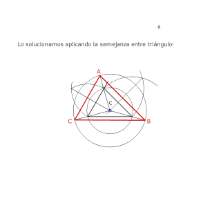 Construcción de Triángulo por Semejanza