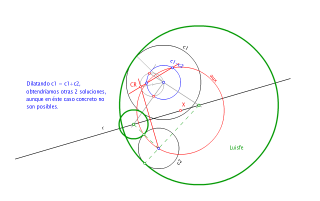 tangencia CC(Rc) con centro en recta Potencia