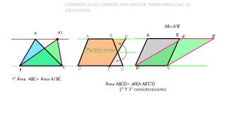 Equivalencias. Consideraciones generales