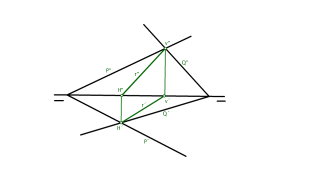Intersección de 2 planos oblicuos