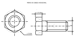 Perno de Cabeza Hexagonal