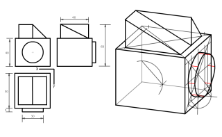 exercici Axonometria DIN 5