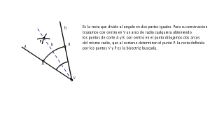 Bisectriz de un angulo