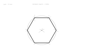 Hexágono dado o lado