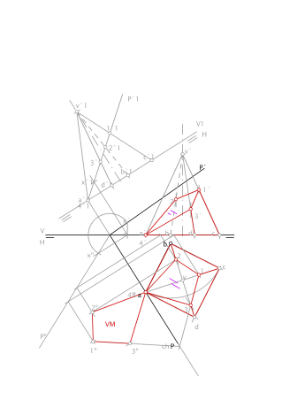 Sección a una pirámide