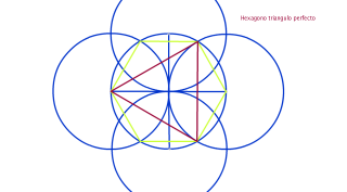 hexagono triangulo perfecto - Carloslarios