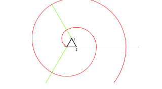 espiral de tres puntos