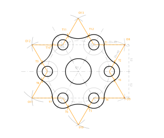 4. Figura con tangencias
