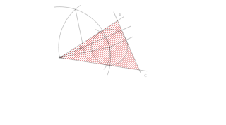 Conocido incentro, ortocentro y vertice