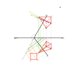 Pirámide apoyada en un plano
