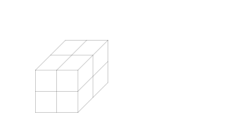 solido a 45 grados y sus vistas principales