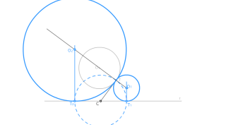 Circunferencias tangentes. P,R,C