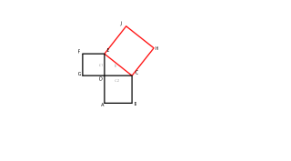 13. Dibujar el cuadrado que tenga por área la suma de otros dos.