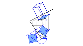 PRISMA SOBRE PLANO OBLICUO