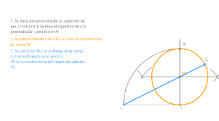 Segmento a partir de su sección áurea