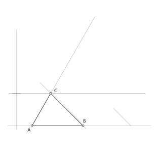 <A=60º,<B=45º, hc=40
