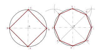 Quadrat i octàgon regular