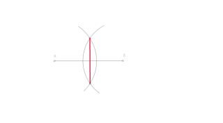 Aprender a hacer una mediatriz