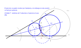 Tangencias. Apolonio.