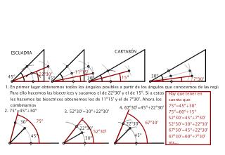Construcción de ángulos II