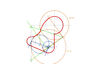 Resolución problema de tangencias.Exame PAU Julio 2013
