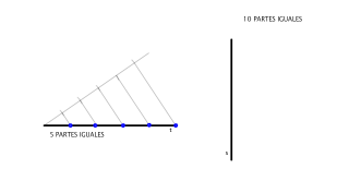 DIVISIÓN DE UN SEGMENTO
