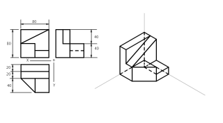 Representa en sistem isomètric