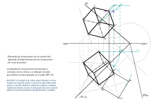 PAU. RM JUN. 2009. S. DIEDRICO: HEXAEDRO APOYADO EN UN PLANO oblicuo cualquiera.