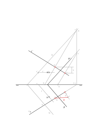 DT. Sistema Diédrico. Intersecciones. T3 079