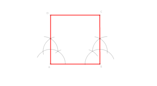 Construcción de un cuadrado a partir del lado