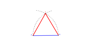 TRIÁNGULOE EQUILÁTERO conocido el lado.