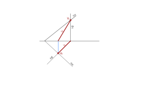D8-3 Intersección de plano cualquiera con proyectante.