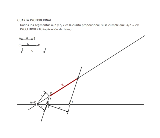 CUARTA PROPORCIONAL
