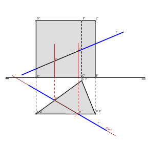 INTERSECCIÓN ENTRE PRISMA Y RECTA
