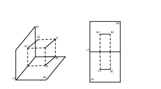 PROYECTAR UNA LINEA HORIZONTAL DE 20mm , PARALELA AL PLANO VERTICAL Y PARALELA AL PLANO HORIZONTAL