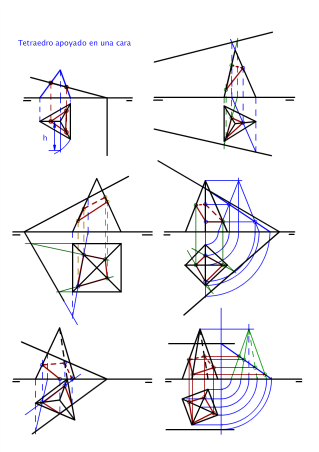 2 - SECCIONES DE POLIEDROS E INTERSECCIONES CON RECTAS.