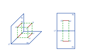 PROYECTAR UNA LINEA HORIZONTAL DE 20mm PARALELA AL PLANO VERTICAL PARALELA AL PLANO HORIZONTAL