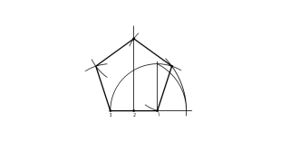 PENTÁGONO DADO EL LADO