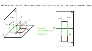 PROYECTAR UN CUADRADO