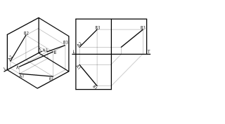 Proyeccion Ortogonal Sobre Tres Planos y Tres Planos Revatidos