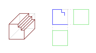 DETERMINAR LAS TRE VISTAS PRINCIPALES