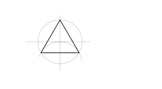 triangulo inscrito circunferencia