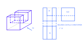 DETERMINAR LAS VISTAS PRINCIPALES DEL SOLIDO NUMERO 2