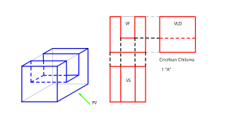 DETERMINAR LAS VISTAS PRINCIPALESDEL SOLIDO NUMERO 2