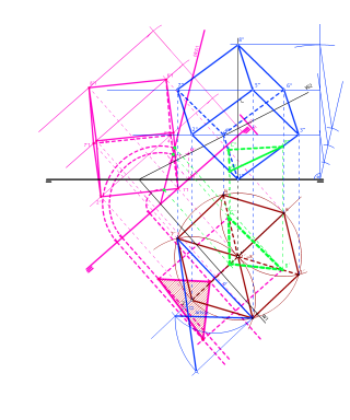 SECCIÓN POR PLANO OBLICUO