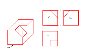 DESARROLLAR LAS VISTAS PRINCIPALES DEL SOLIDO SIGUIENTE