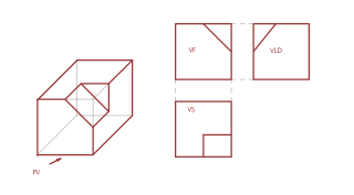 DESARROLLAR LAS VISTAS PRINCIPALESDEL SOLIDO SIGUIENTE